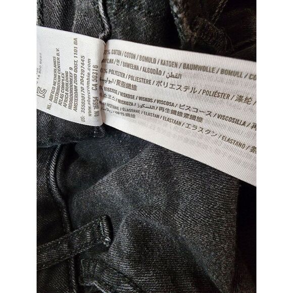 Hollister Black High Rise Skinny Distressed Jeans Size 15R - Picture 4 of 10